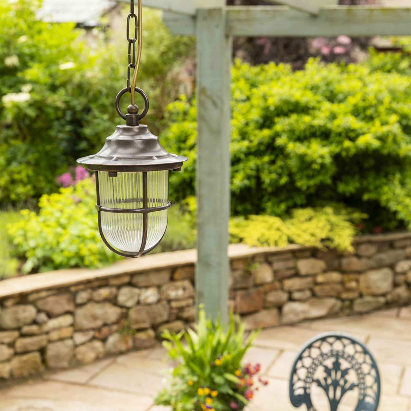 Hull Guard Pendant Lantern (Antique Brass)