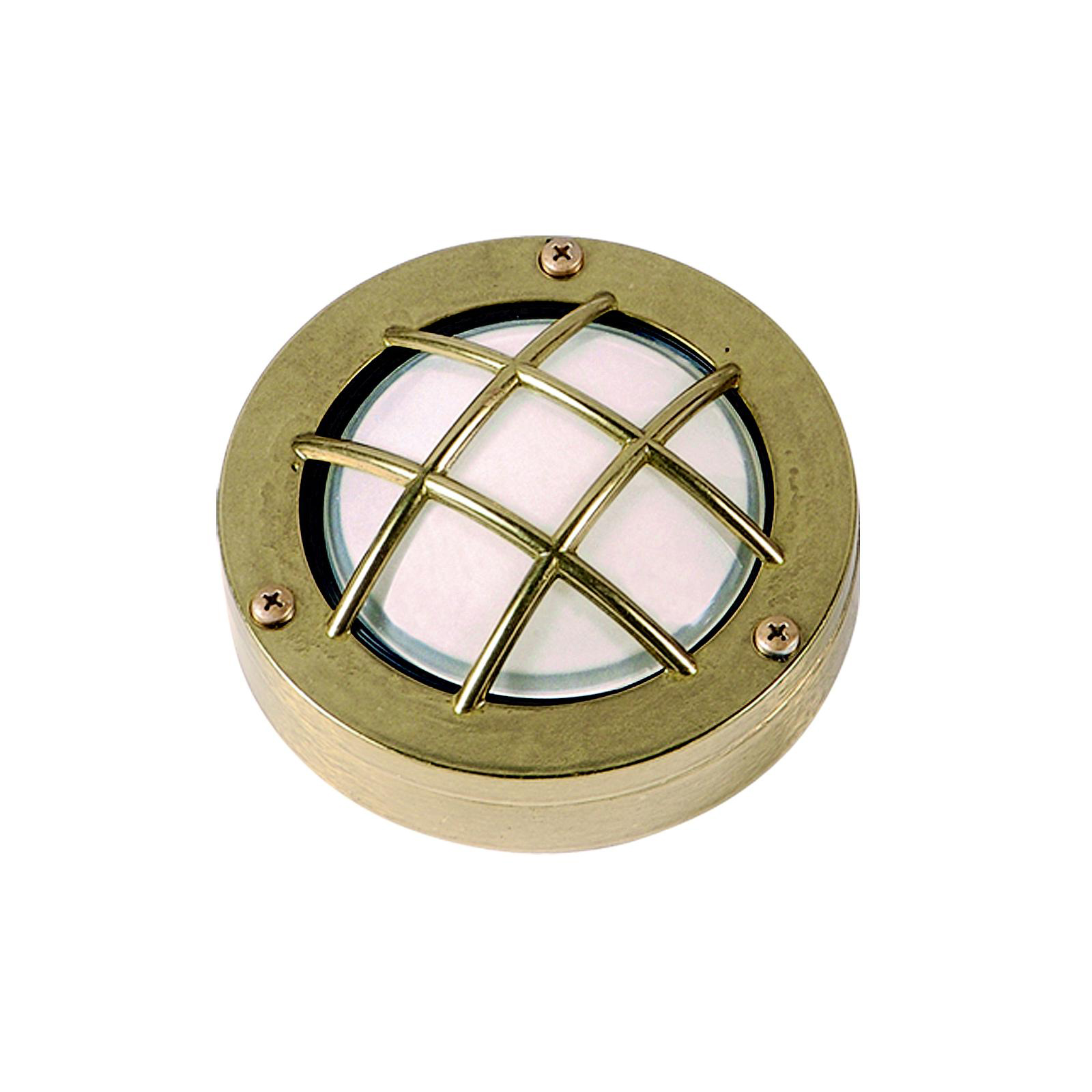 Marina Guard Circular Bulkhead (Raw Brass)