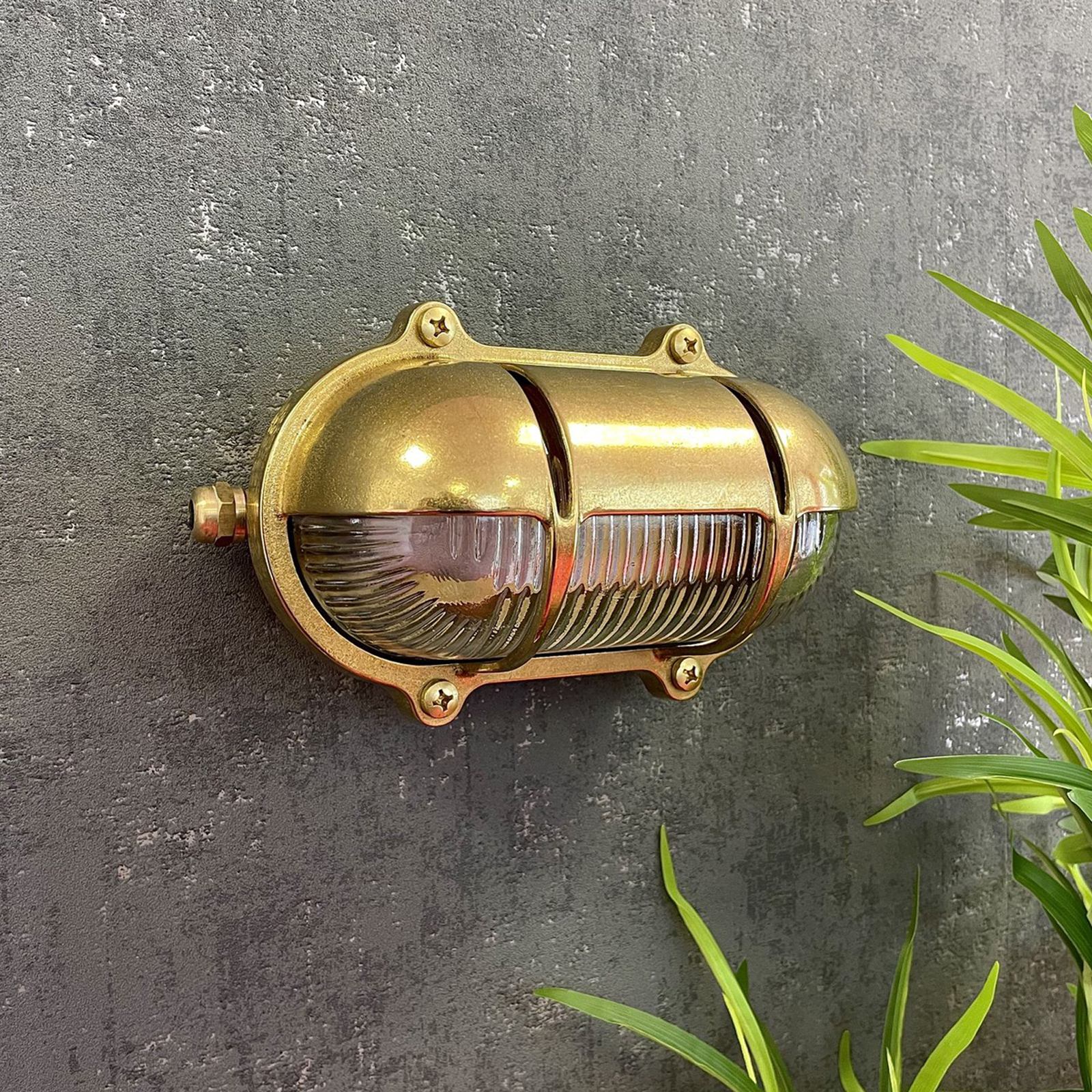 Palaemon North Bulkhead (Raw Brass)