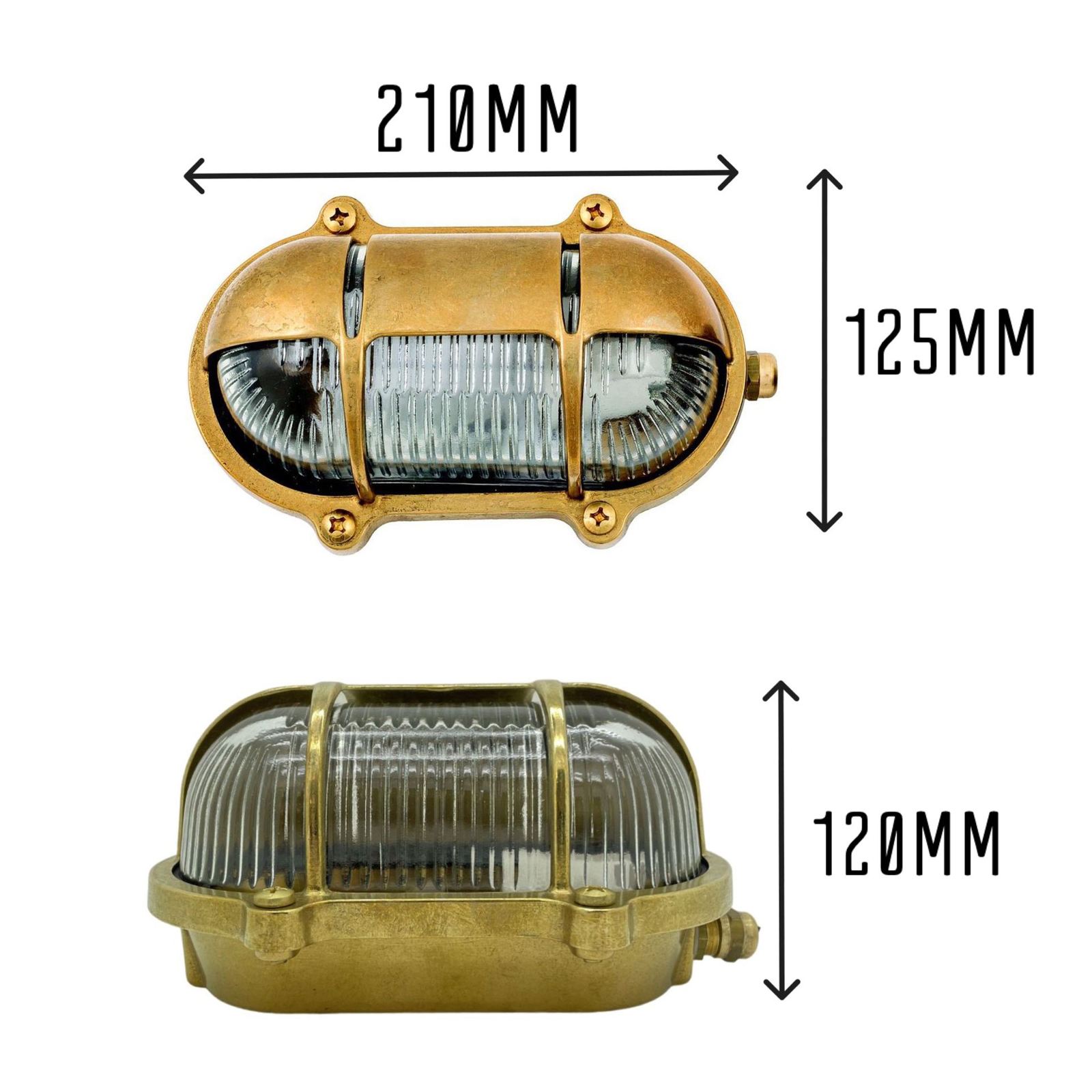 Palaemon North Bulkhead (Raw Brass)
