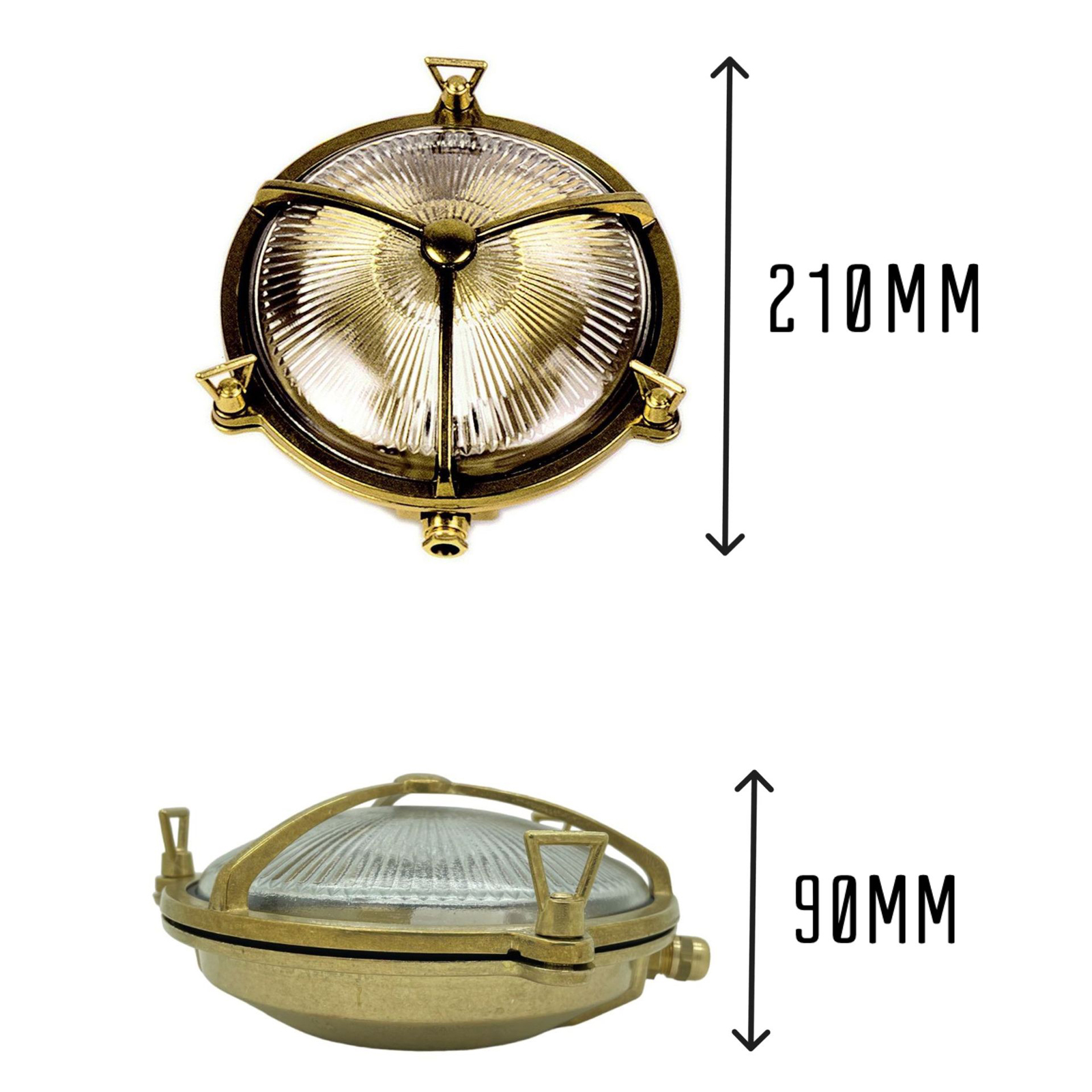 Trident Bulkhead (Raw Brass)