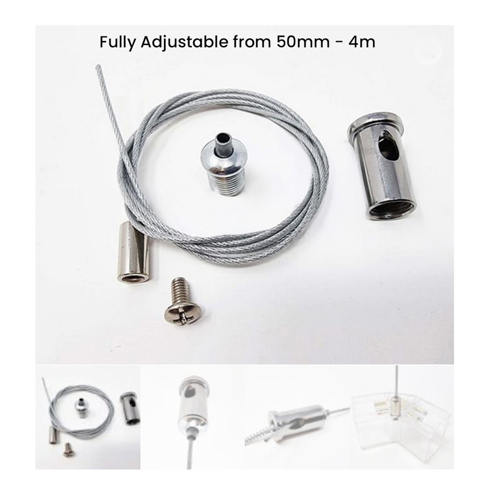 1 Meter Fully Adjustable Suspended Ceiling Light Kit
