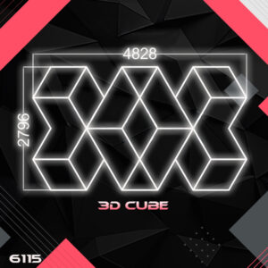 3D Cube GEO Lighting Grid