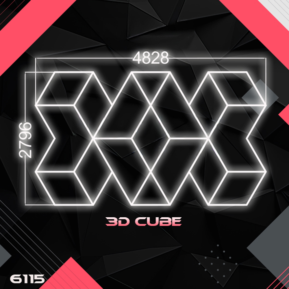 3D Cube GEO Lighting Grid