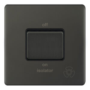 10 Amp 3 Pole Fan Isolator Switch - X-Rated - Range Selectric 5M-PLUS Screwless