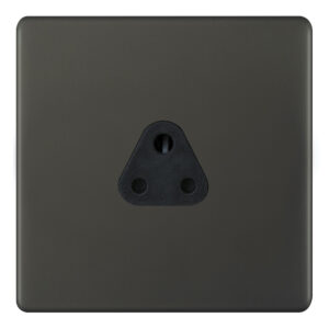 2 Amp Round Pin Socket - 3 Pin - Unswitched - Range Selectric 5M-PLUS Screwless