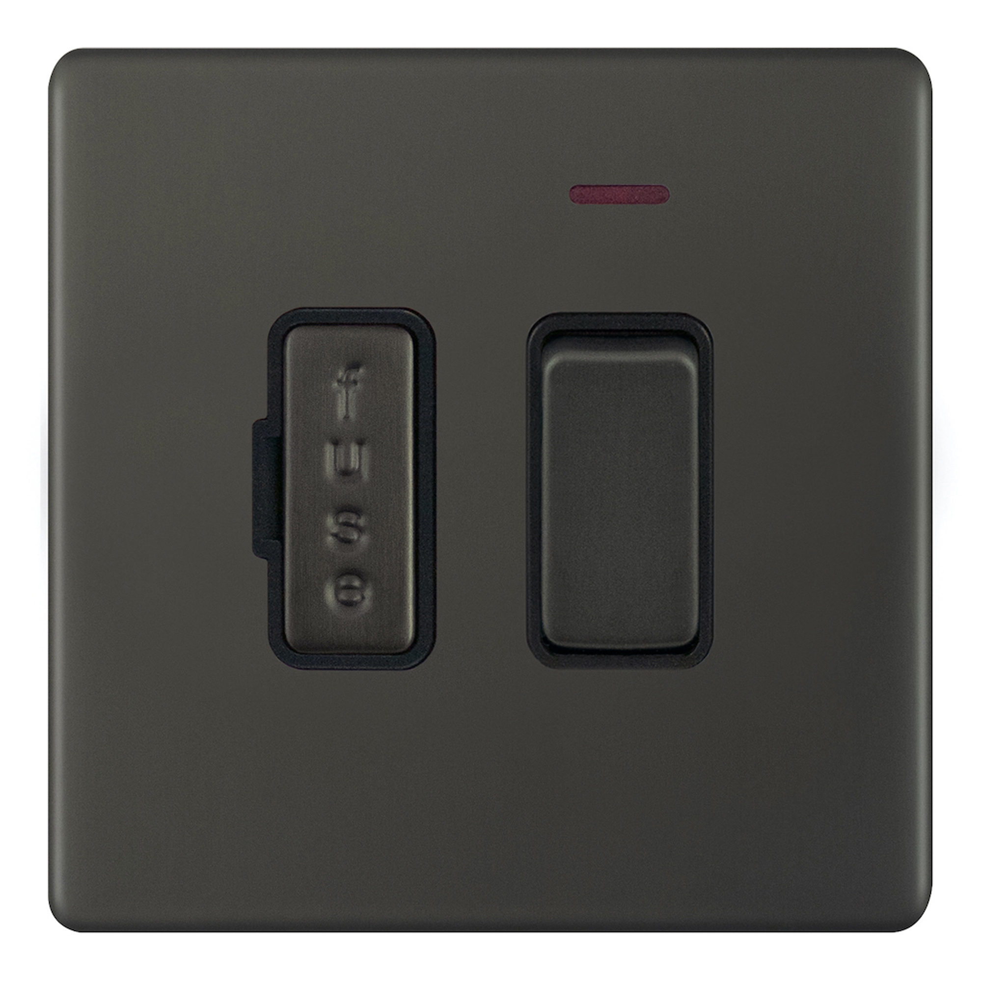 13 Amp Fused Connection Unit with LED Neon DP - Switched - Range Selectric 5M-PLUS Screwless
