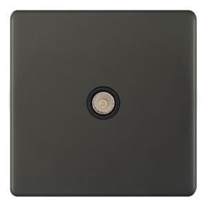 1 Gang TV/FM Coaxial/Aerial Socket - Range Selectric 5M-PLUS Screwless