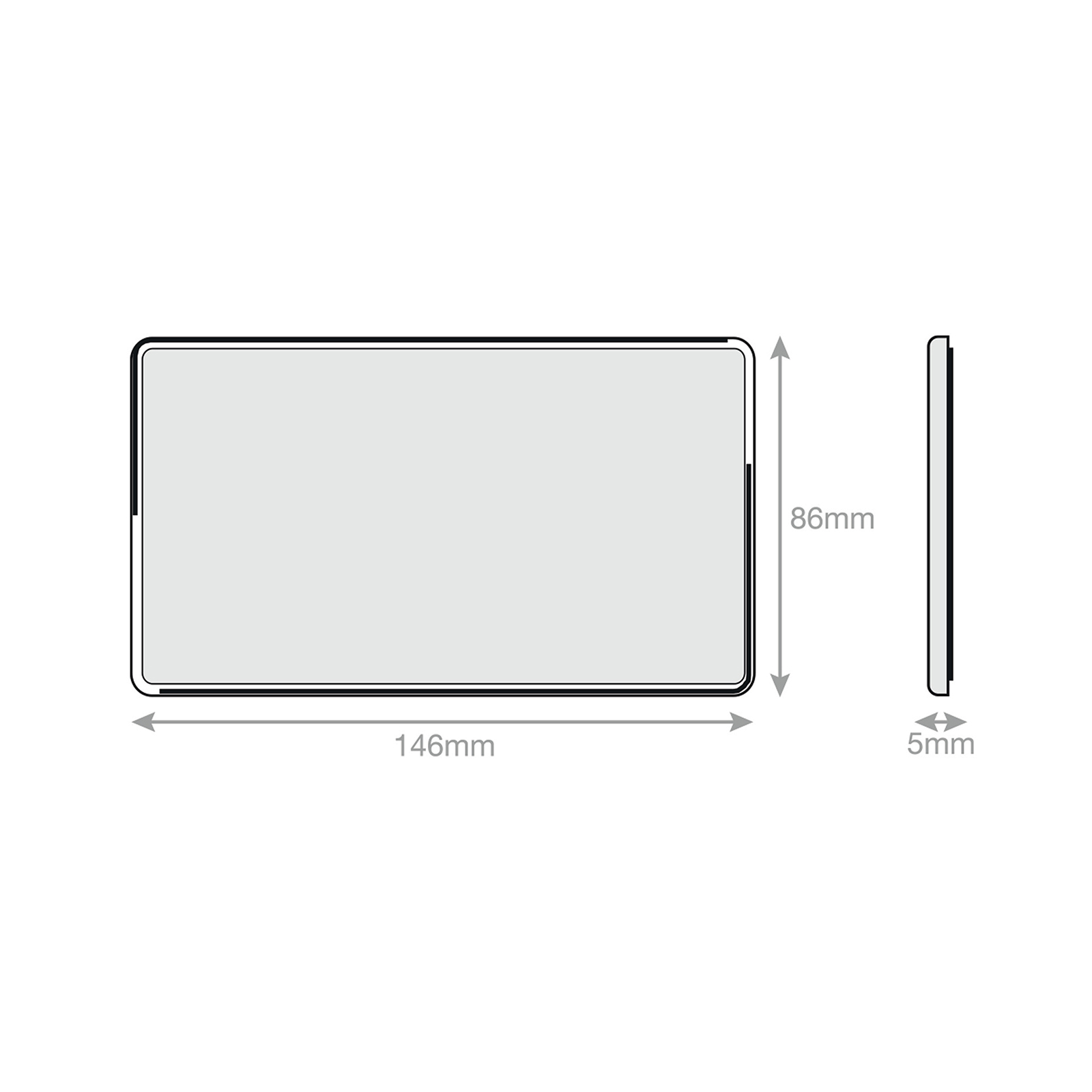 2 Gang Blanking Plate - Range Selectric 5M-PLUS Screwless