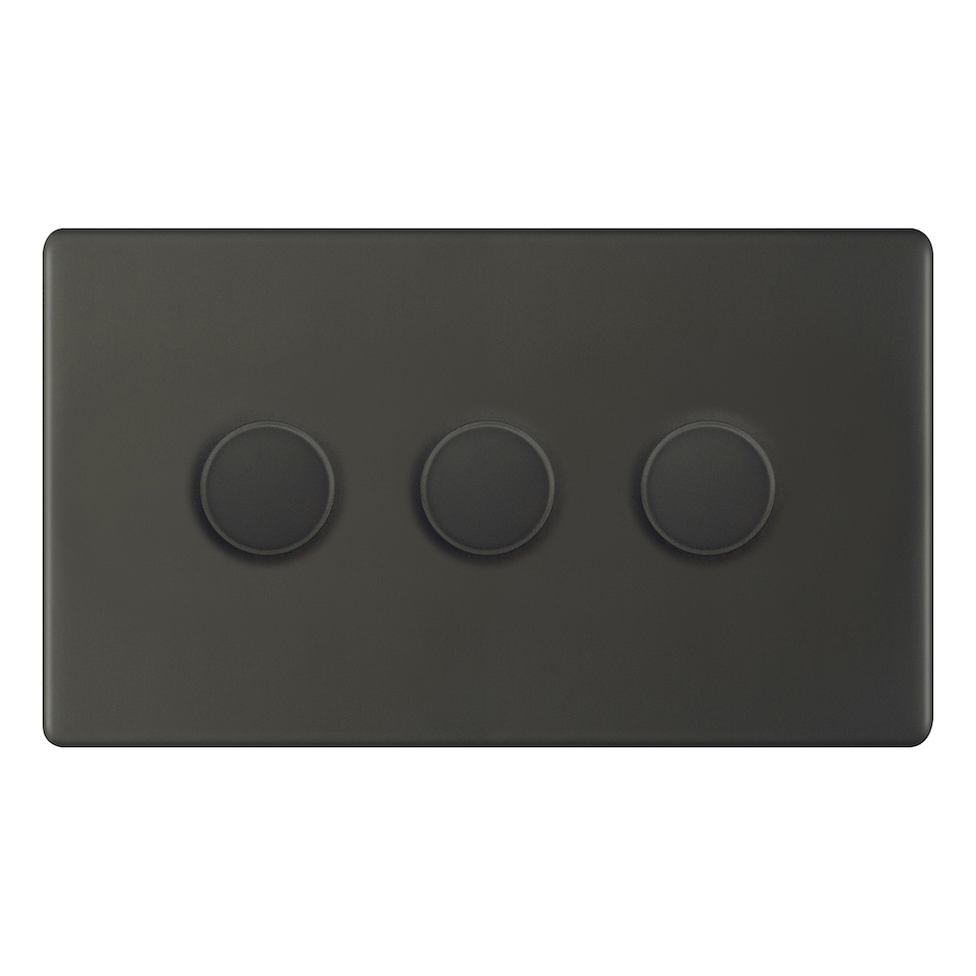 LED Dimmer - 5-100W, 3 Gang 2 Way - Range Selectric 5M-PLUS Screwless