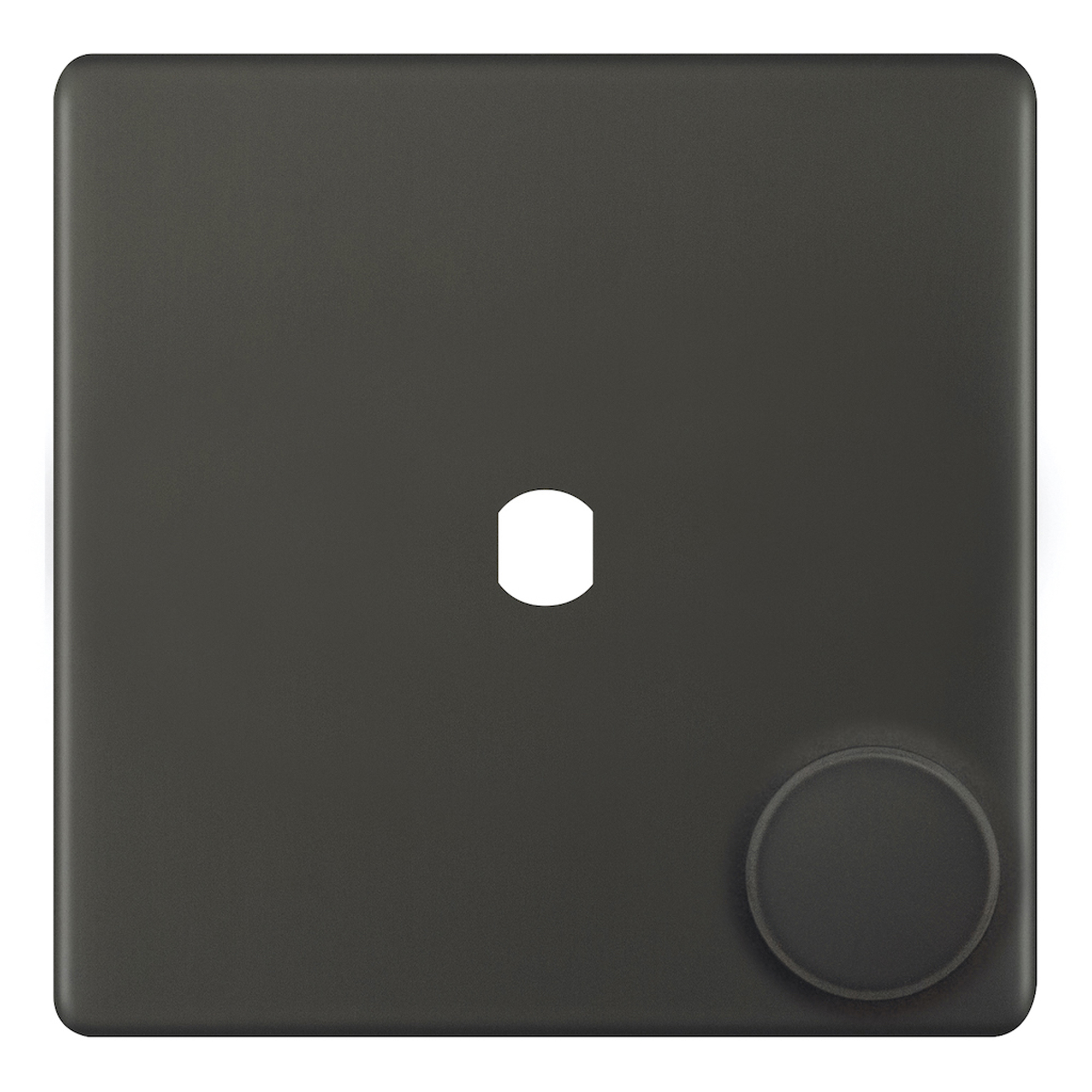 Empty Dimmer Plate - 1 Aperture Plate with Knob - Range Selectric 5M-PLUS Screwless