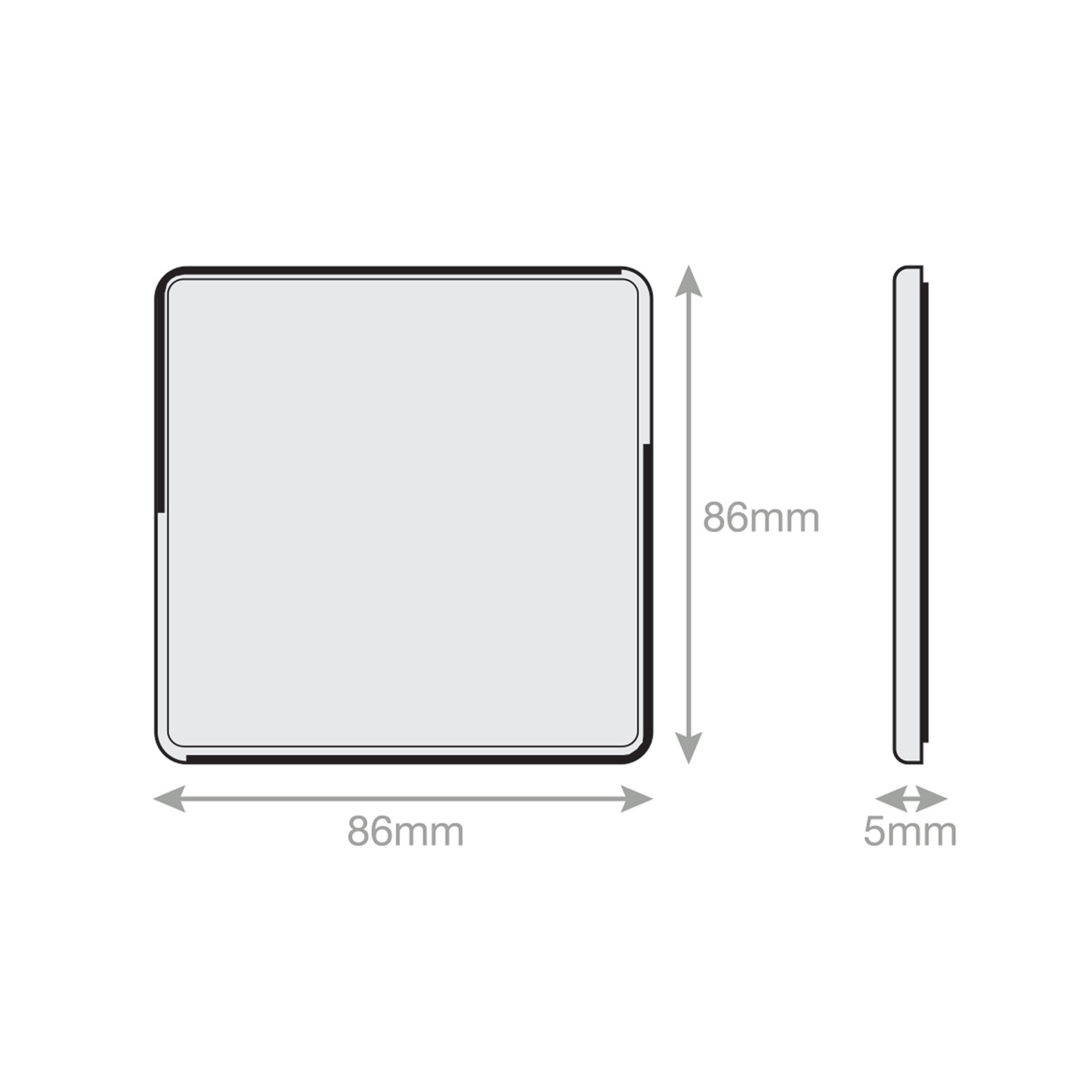 1 Gang Blanking Plate - Range Selectric 5M-PLUS Screwless