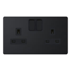 13 Amp Socket Outlets SP + 2 Earth Terminals - Switched - Range Selectric 5M-PLUS Screwless