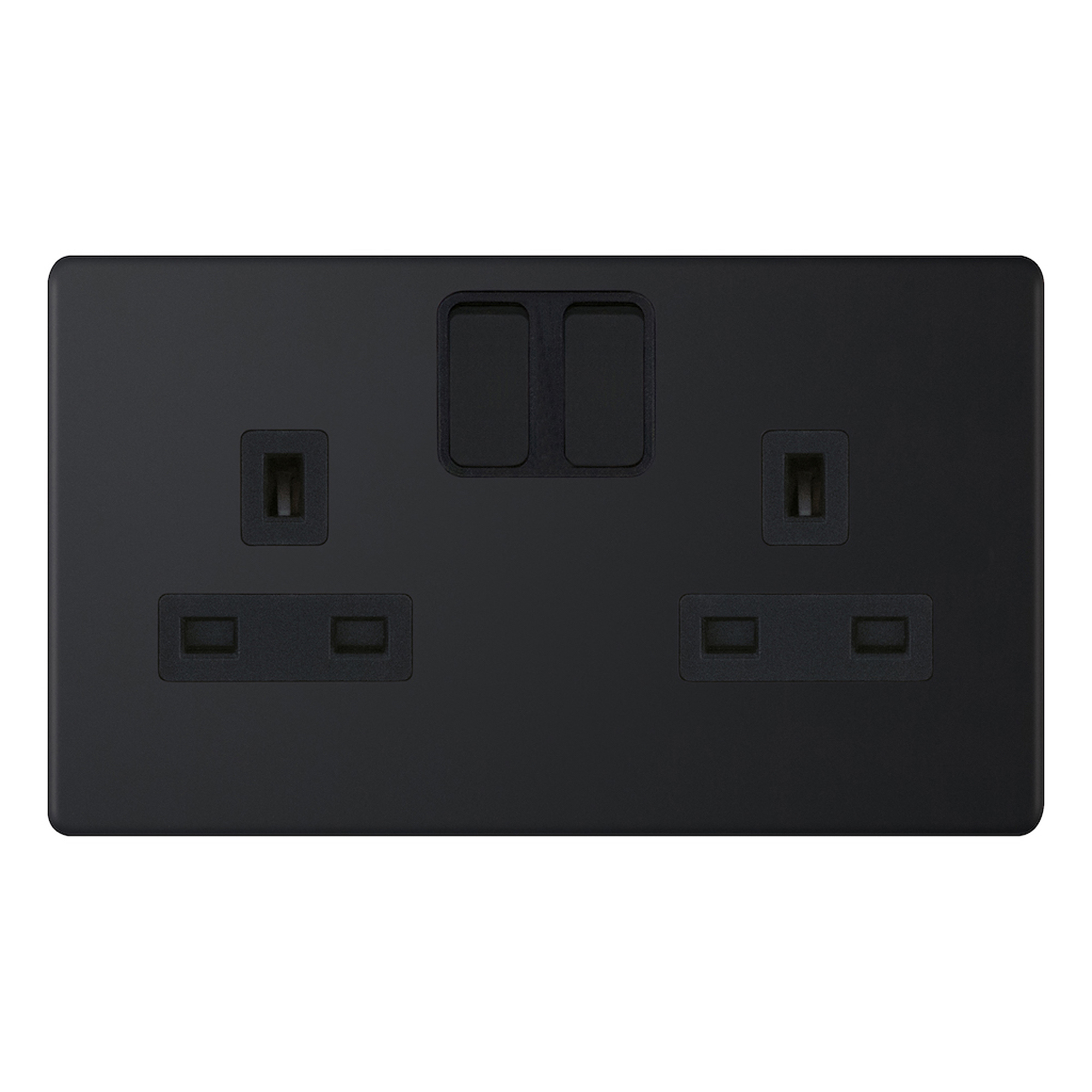 13 Amp Socket Outlets SP + 2 Earth Terminals - Switched - Range Selectric 5M-PLUS Screwless