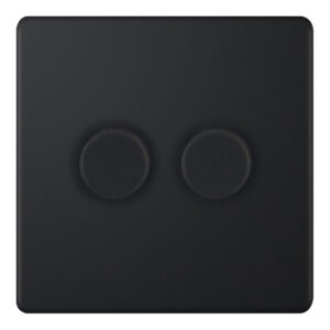 LED Dimmer - 5-100W, 2 Gang 2 Way - Range Selectric 5M-PLUS Screwless