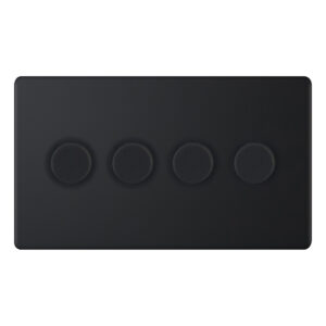LED Dimmer - 5-100W, 4 Gang 2 Way - Range Selectric 5M-PLUS Screwless