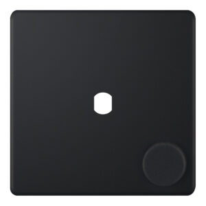 Empty Dimmer Plate - 1 Aperture Plate with Knob - Range Selectric 5M-PLUS Screwless