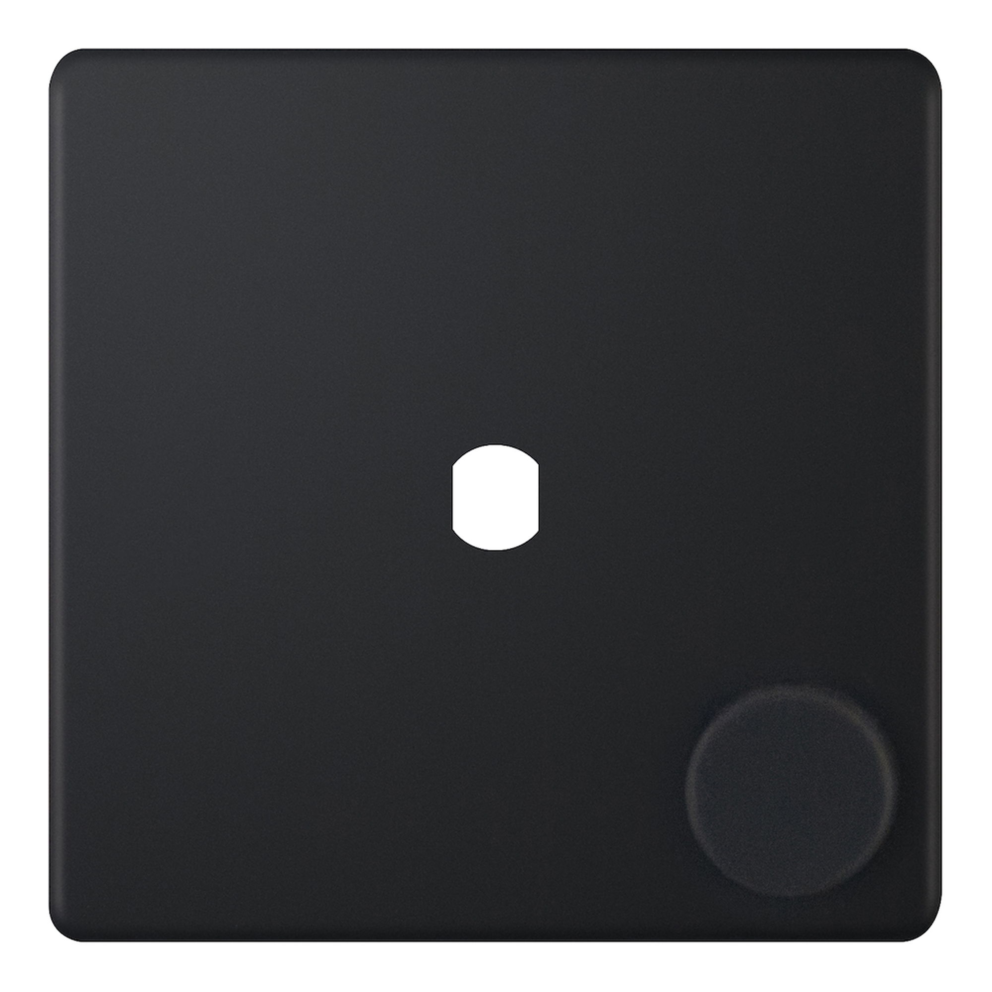 Empty Dimmer Plate - 1 Aperture Plate with Knob - Range Selectric 5M-PLUS Screwless