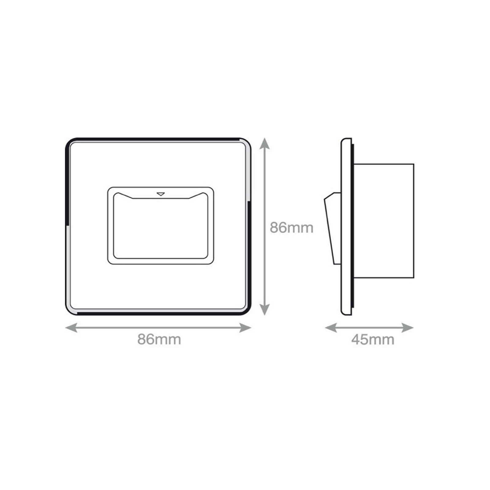Hotel Key Cards - 32A 1 Gang Key Card Switch -  Selectric 5M-PLUS