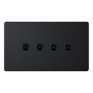 10 Amp Toggle Switch - 4 Gang 2 Way - Range Selectric 5M-PLUS Screwless