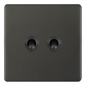 10 Amp Toggle Switch - 2 Gang 2 Way - Range Selectric 5M-PLUS Screwless
