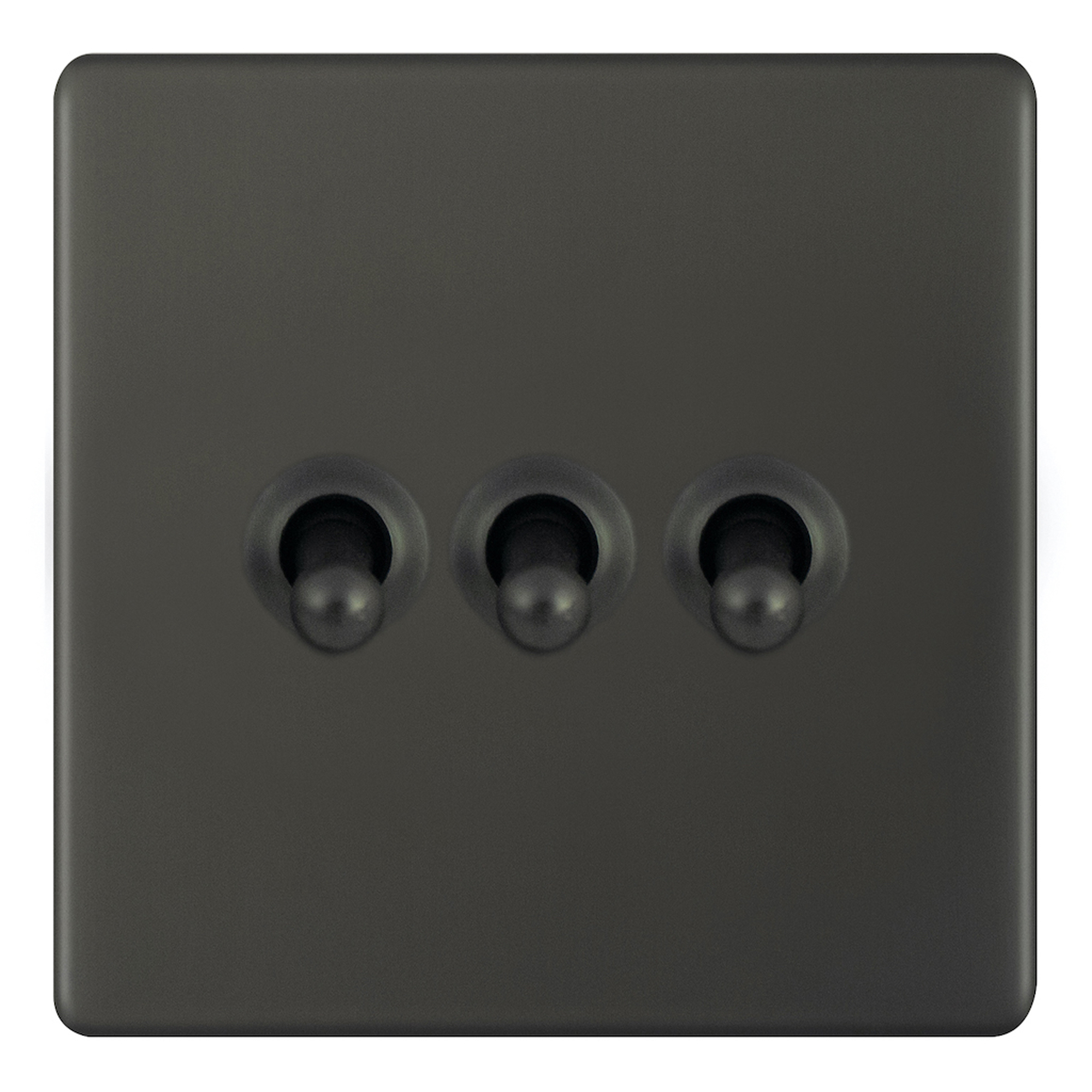 10 Amp Toggle Switch - 3 Gang 2 Way - Range Selectric 5M-PLUS Screwless