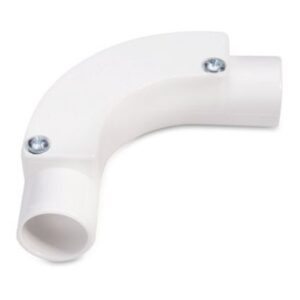 Univolt 20mm White PVC Inspection Bend