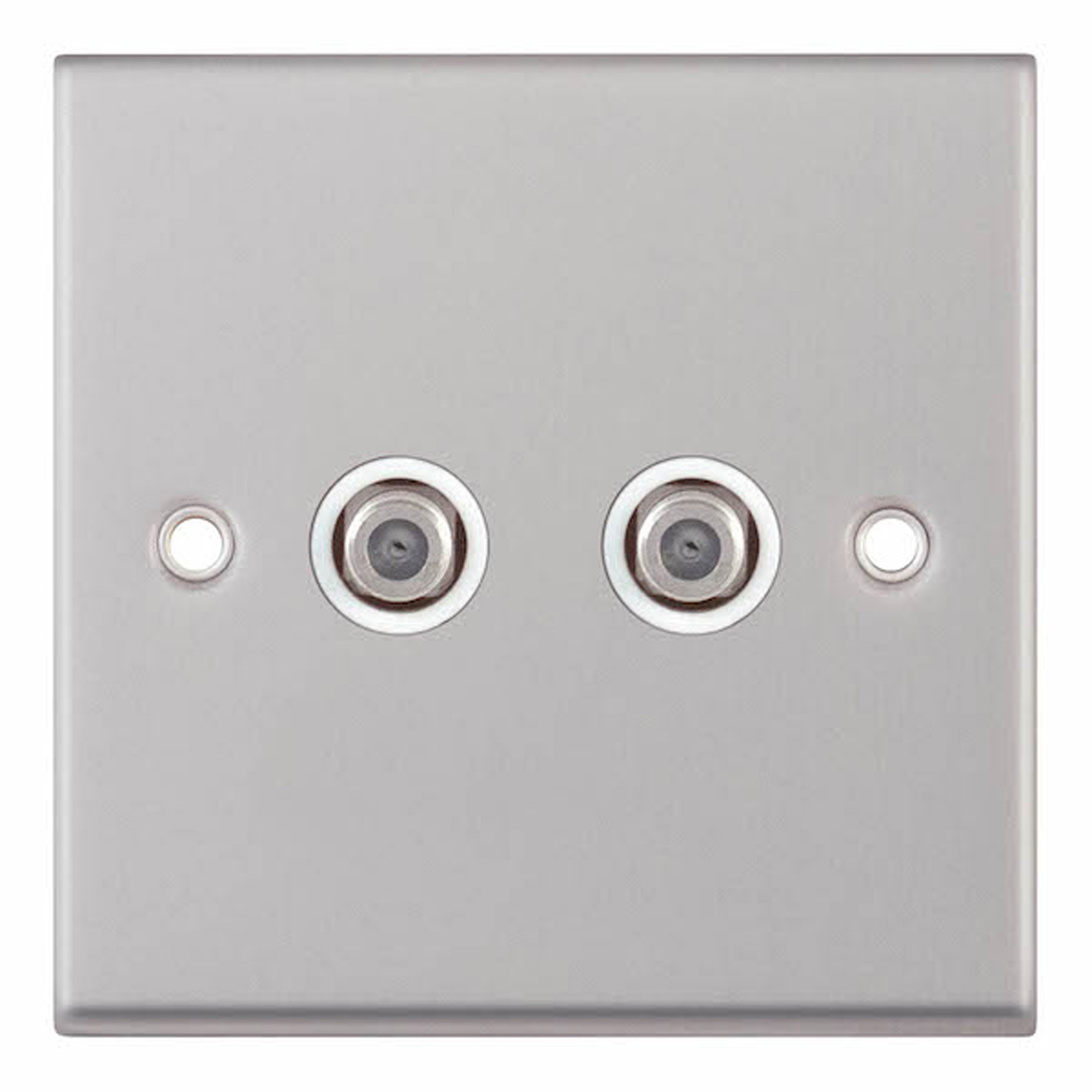 2 Gang F-Type Satellite Socket - Range Selectric 7M-PRO