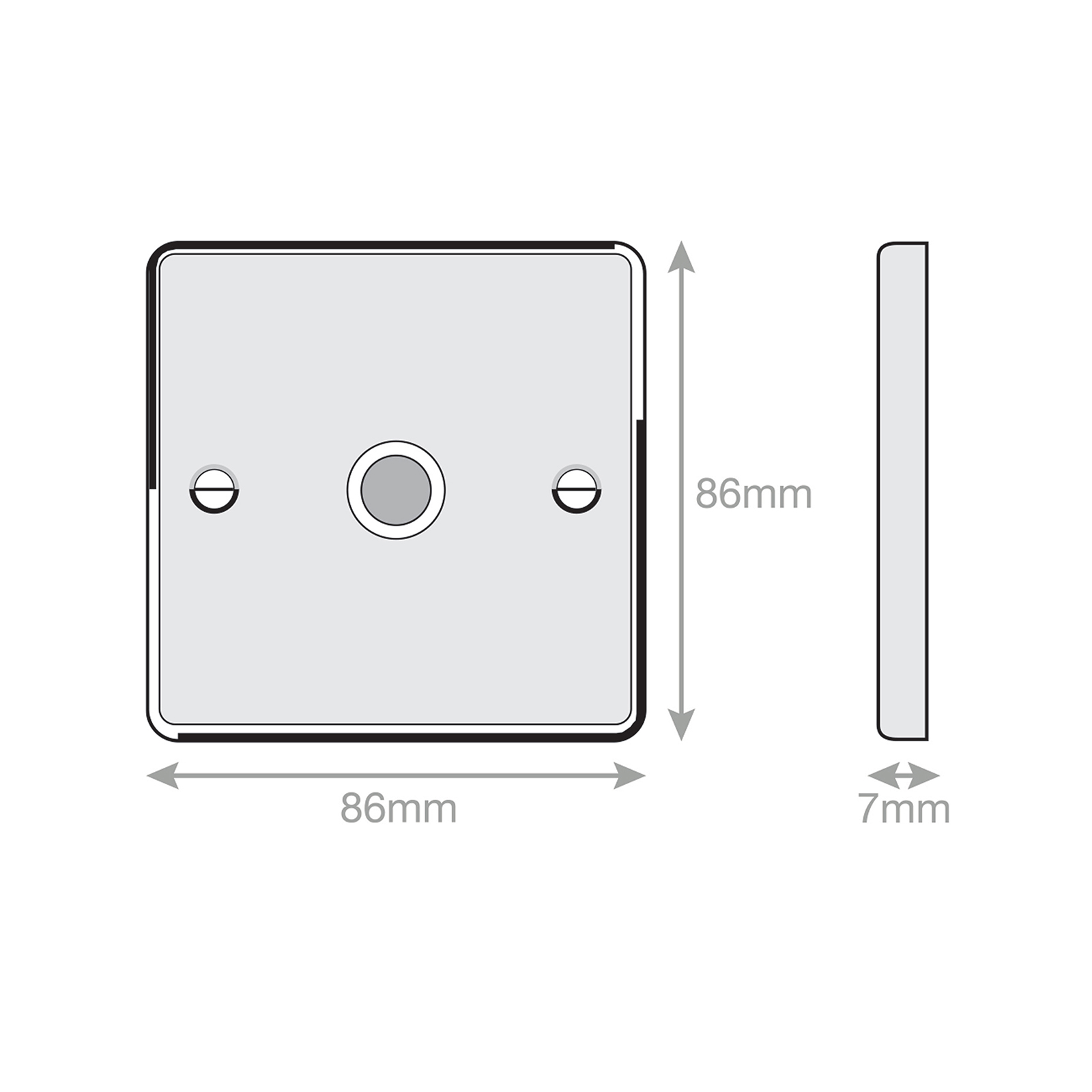 20 Amp Cable Outlet / Connector with Centre Entry - Range Selectric 7M-PRO
