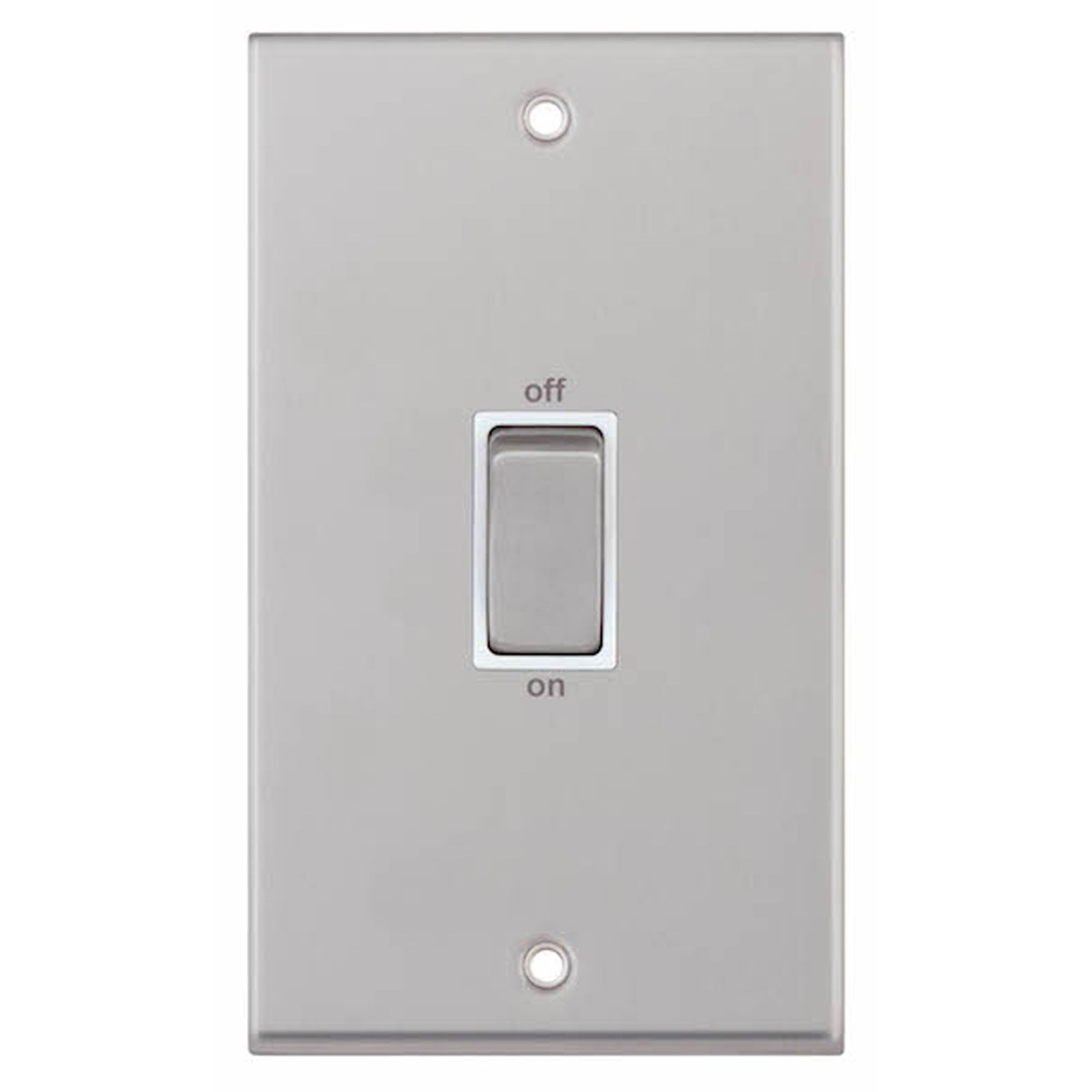 45 Amp DP Switch 2 Gang Plate - Range Selectric 7M-PRO