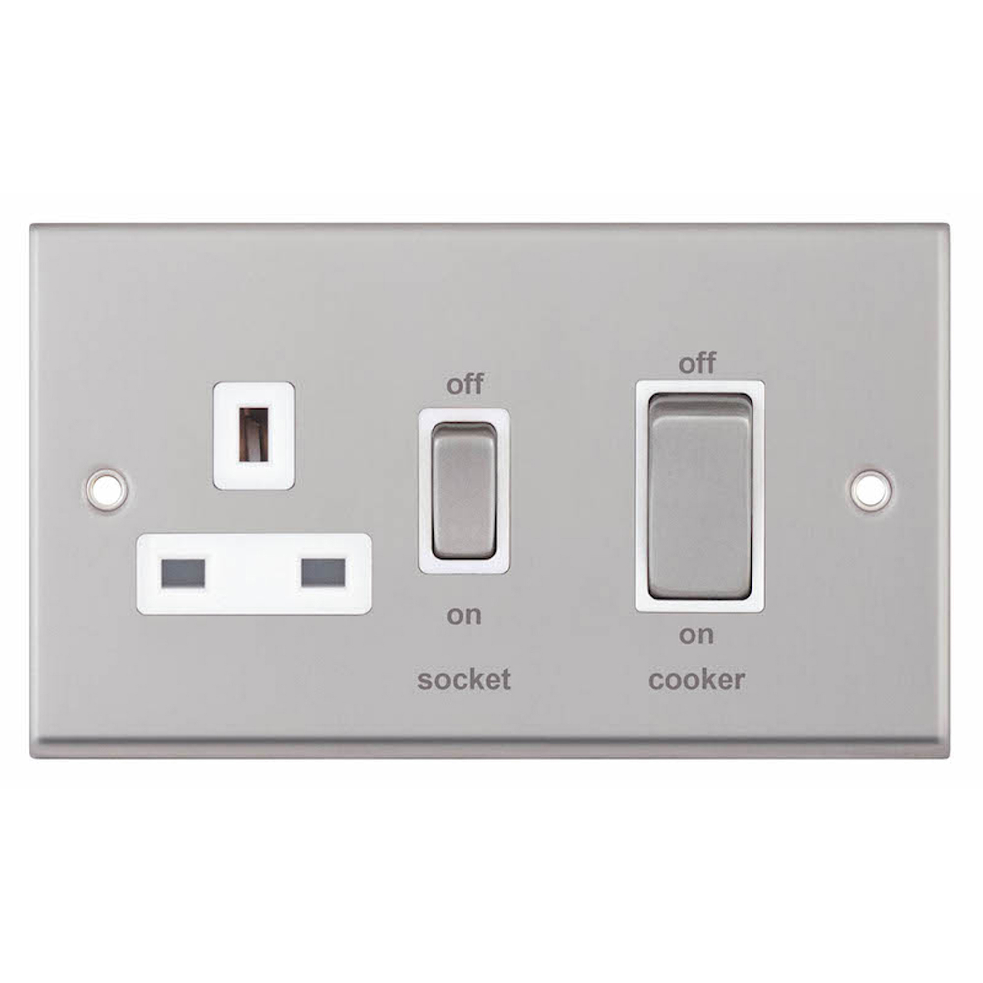 45 Amp Cooker Unit with 13 Amp Switched Socket - Range Selectric 7M-PRO