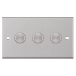 LED Dimmer - 5-100W, 3 Gang 2 Way - Range Selectric 7M-PRO