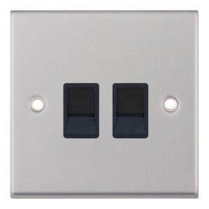 2 Gang RJ45 Computer / Data Socket - Range Selectric 7M-PRO
