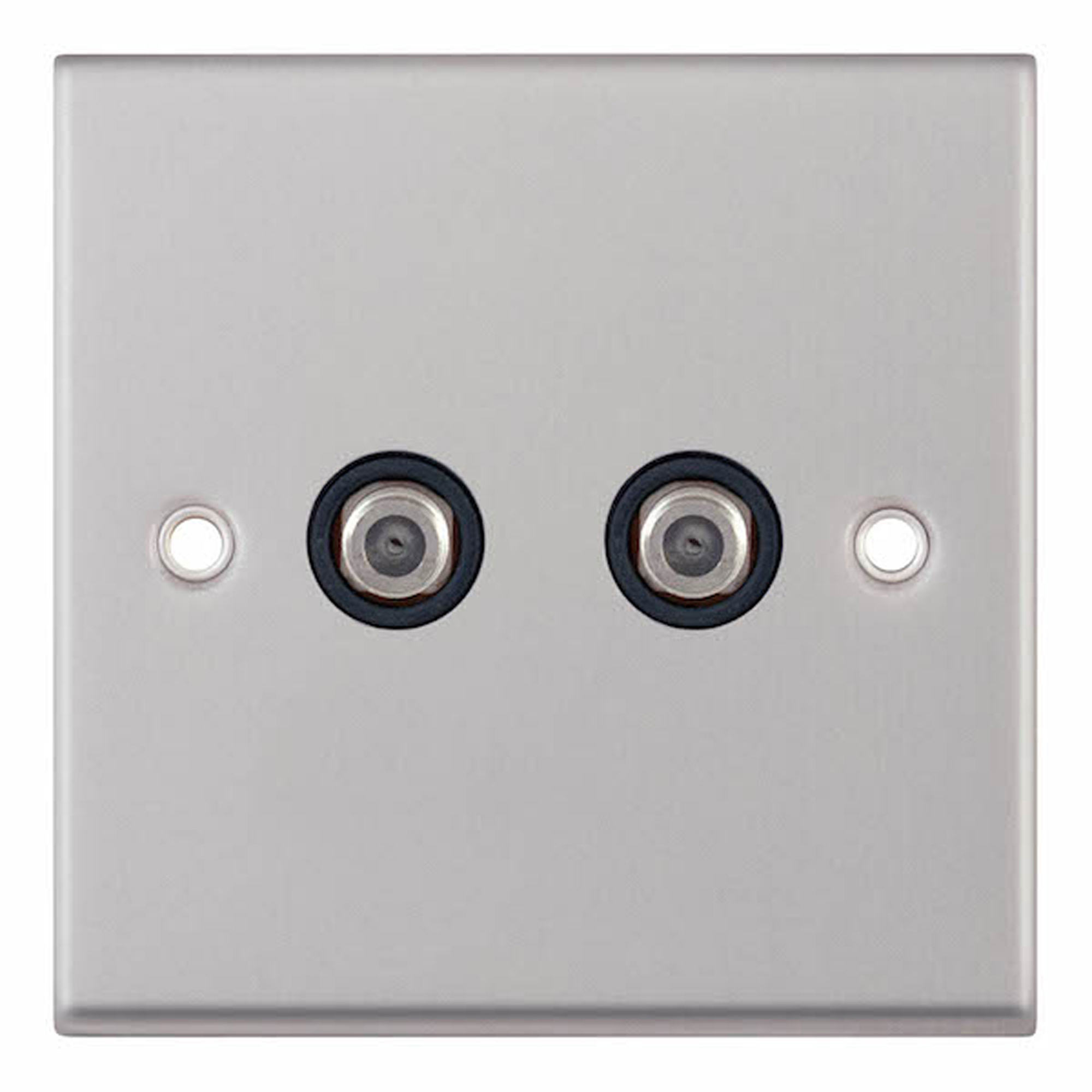2 Gang F-Type Satellite Socket - Range Selectric 7M-PRO