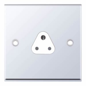 2 Amp Round Pin Socket - 3 Pin - Unswitched - Range Selectric 7M-PRO