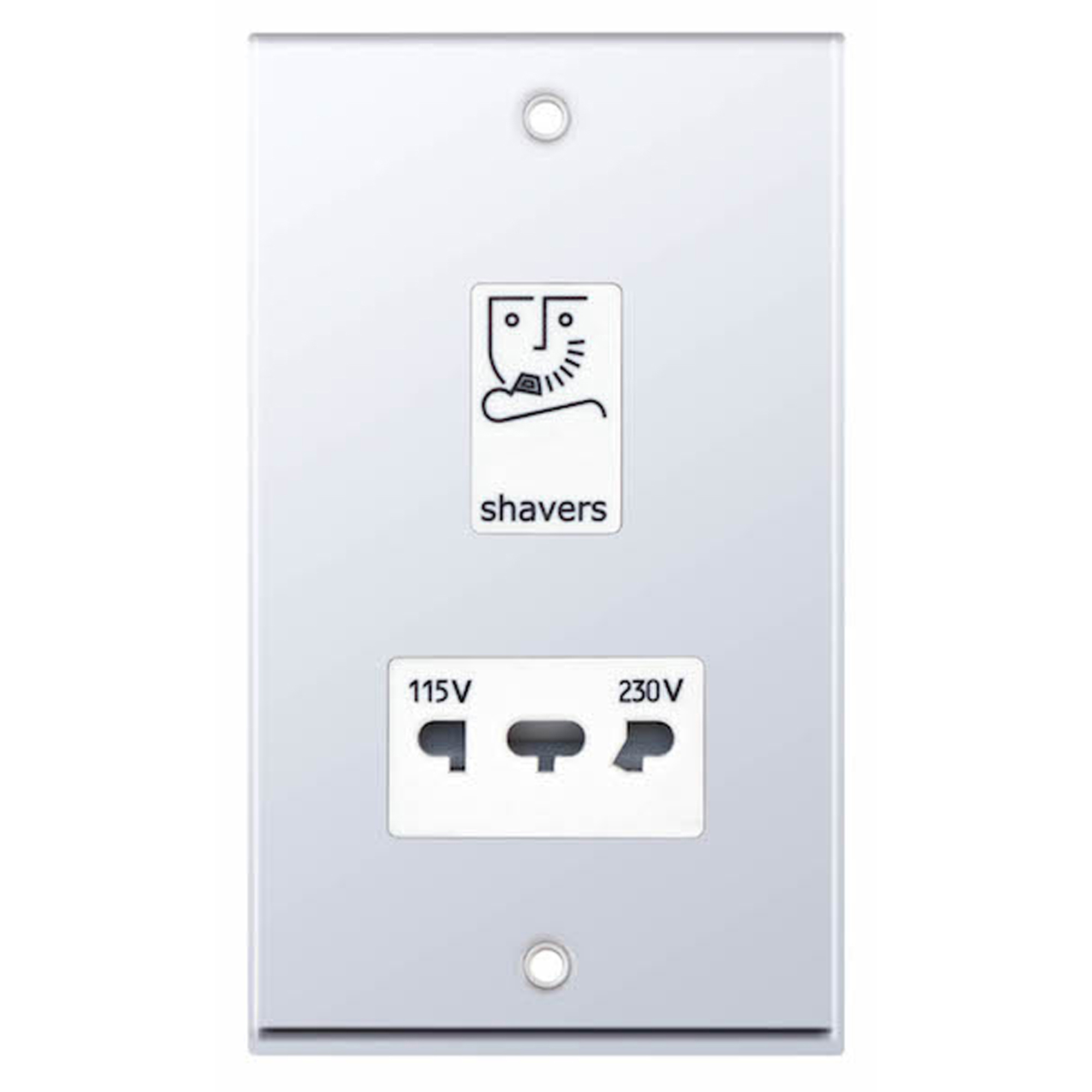 Dual Voltage Shaver Socket 115V & 230V Output - Range Selectric 7M-PRO