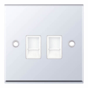 2 Gang RJ45 Computer / Data Socket - Range Selectric 7M-PRO
