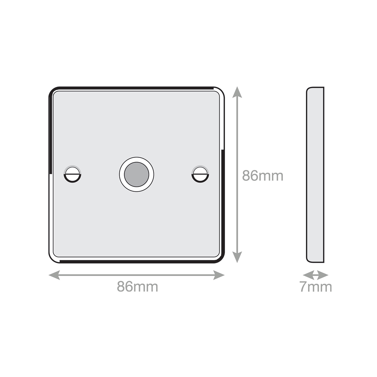 20 Amp Cable Outlet / Connector with Centre Entry - Range Selectric 7M-PRO