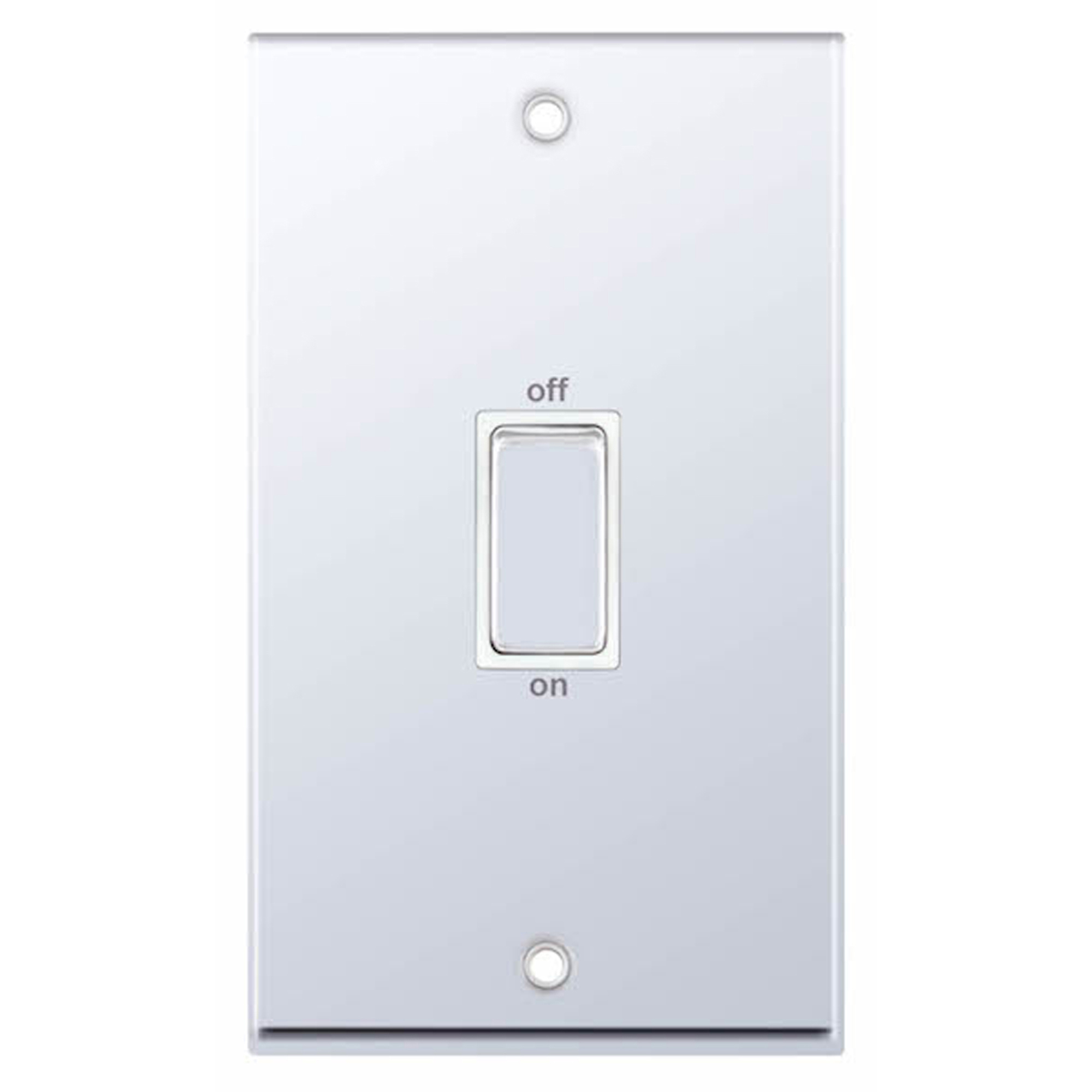 45 Amp DP Switch 2 Gang Plate - Range Selectric 7M-PRO