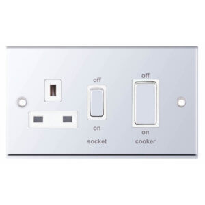45 Amp Cooker Unit with 13 Amp Switched Socket - Range Selectric 7M-PRO