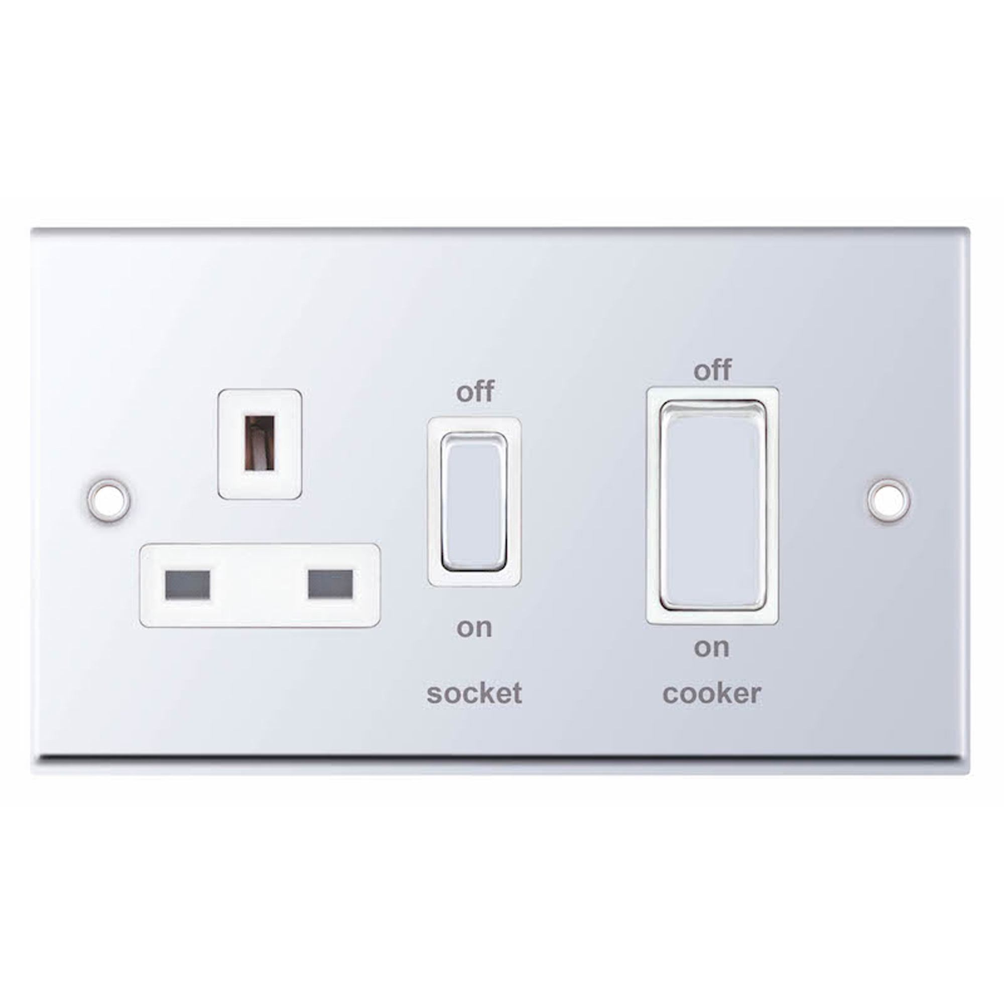 45 Amp Cooker Unit with 13 Amp Switched Socket - Range Selectric 7M-PRO