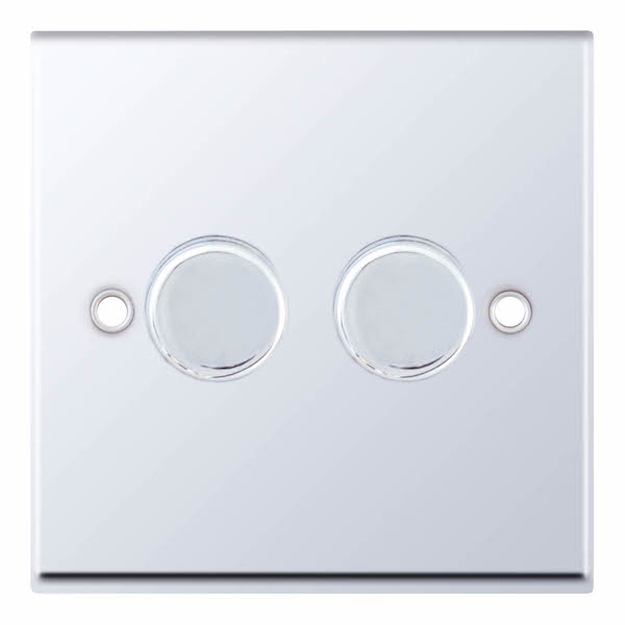 LED Dimmer - 5-100W, 2 Gang 2 Way - Range Selectric 7M-PRO