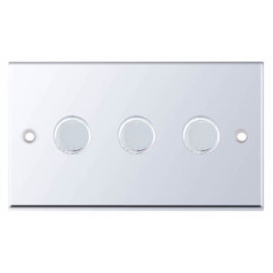 LED Dimmer - 5-100W, 3 Gang 2 Way - Range Selectric 7M-PRO