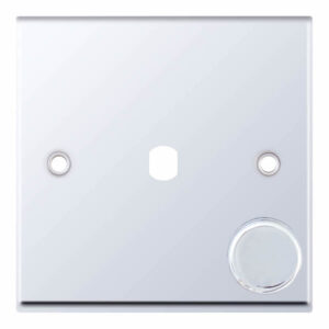 Empty Dimmer Plate - 1 Aperture Plate with Knob - Range Selectric 7M-PRO