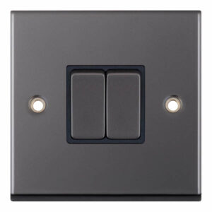 10 Amp Plate Switch - 2 Gang 2 Way - X-Rated - Range Selectric 7M-PRO