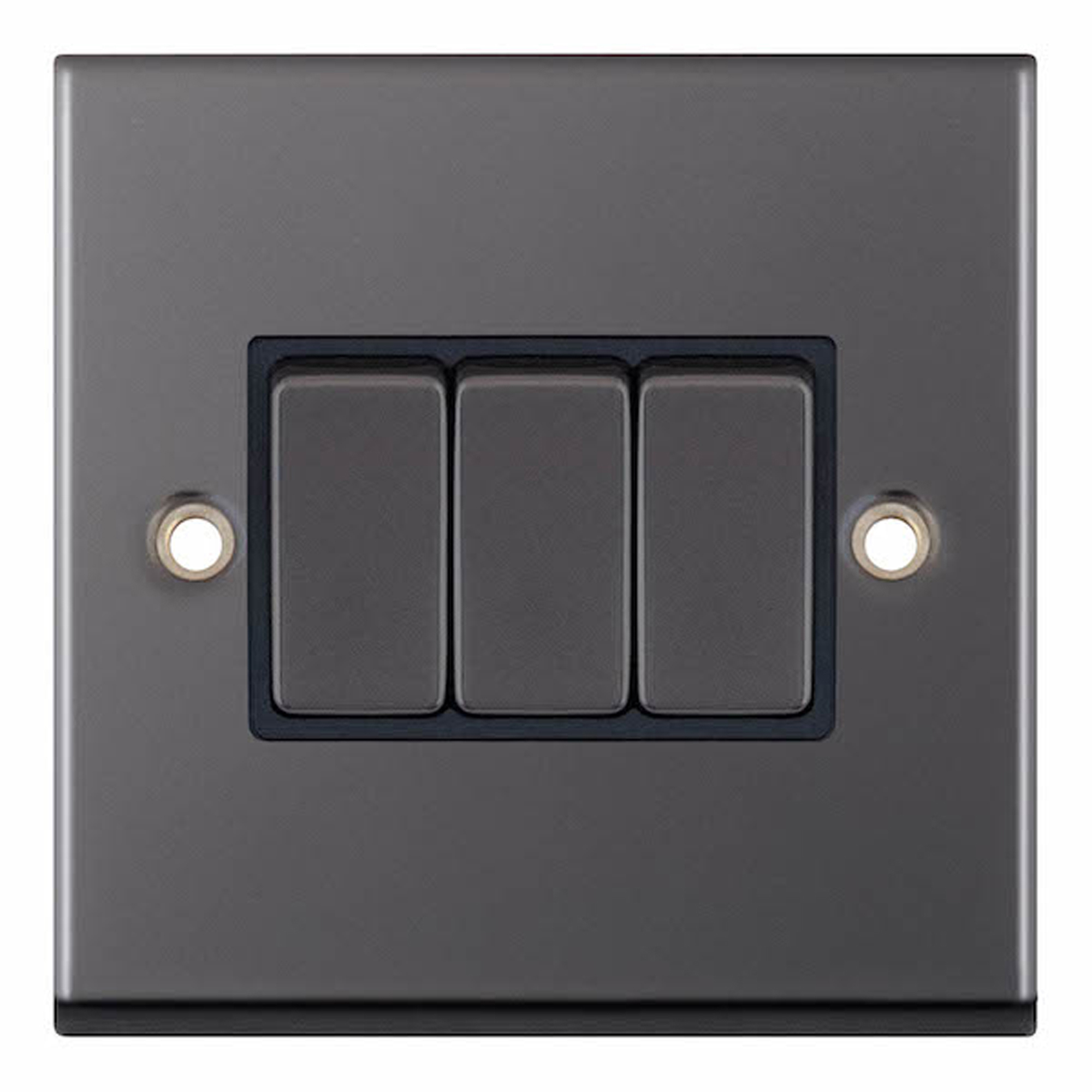 10 Amp Plate Switch - 3 Gang 2 Way - X-Rated - Range Selectric 7M-PRO