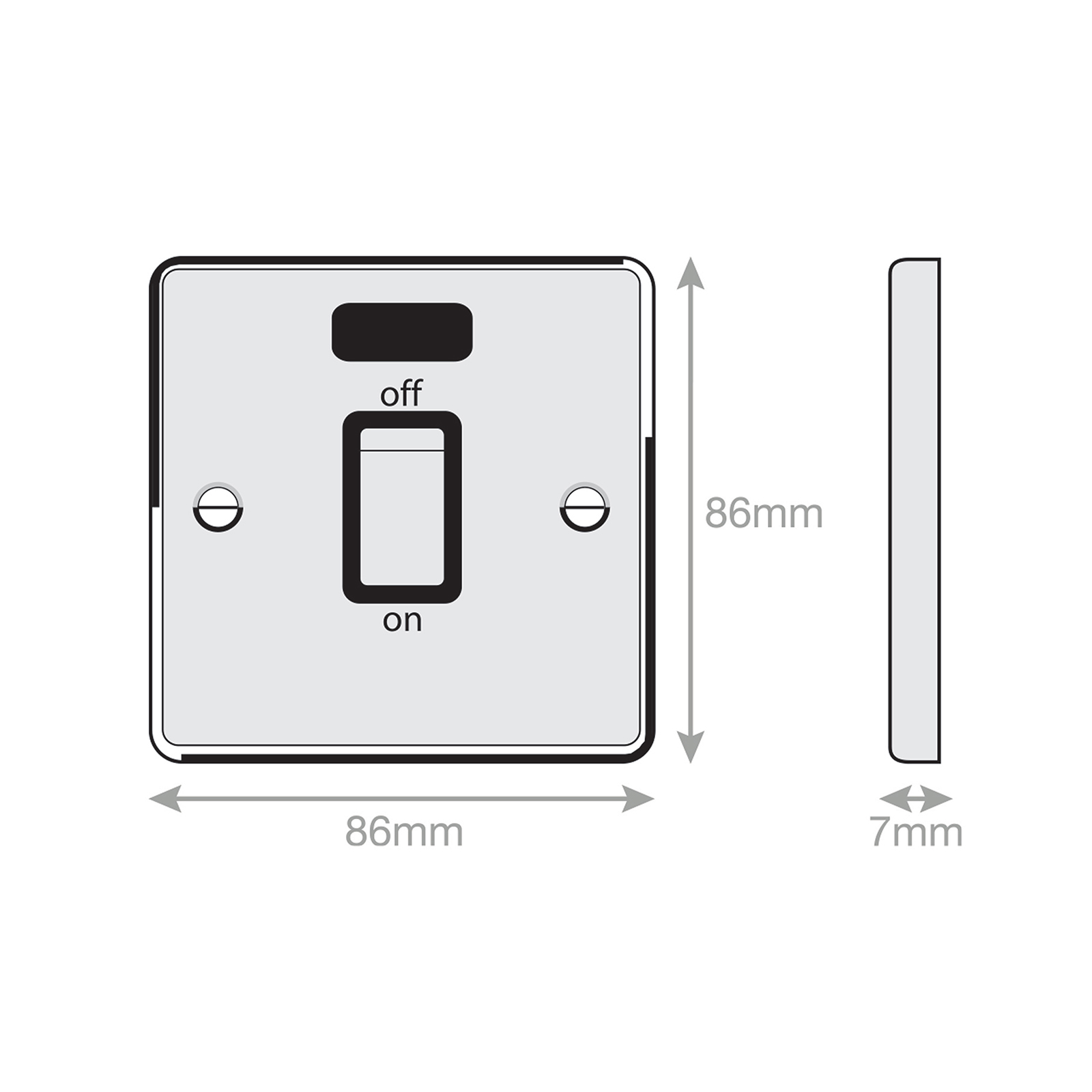 45 Amp DP Switch with Neon - Range Selectric 7M-PRO