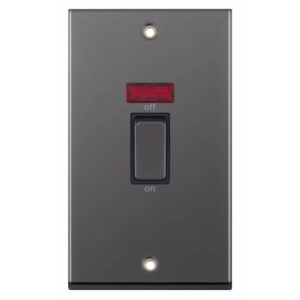 45 Amp DP Switch with Neon 2 Gang Plate - Range Selectric 7M-PRO