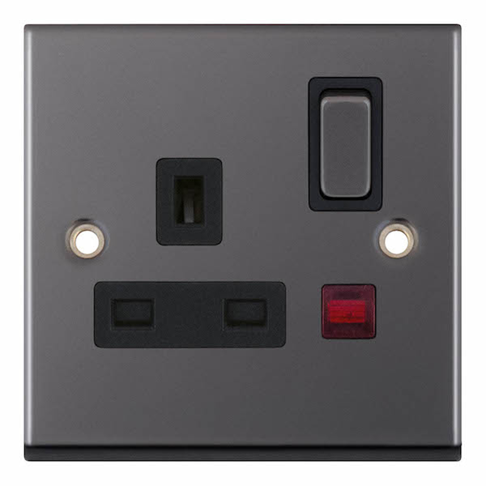 13 Amp Socket Outlet with Neon DP - Switched - Range Selectric 7M-PRO