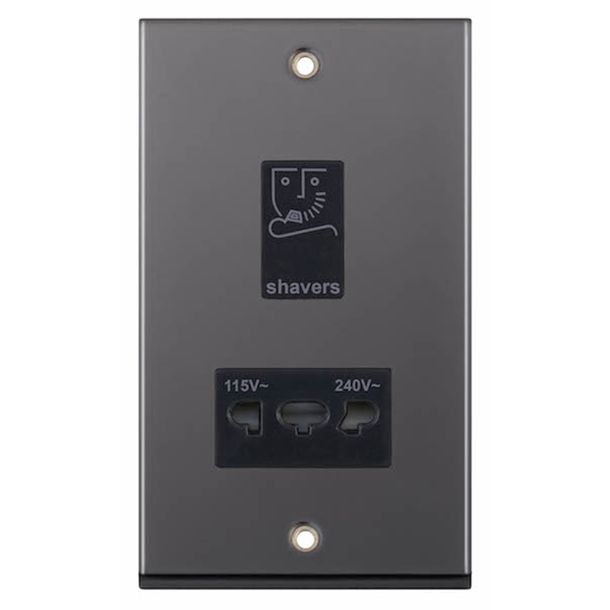 Dual Voltage Shaver Socket 115V & 230V Output - Range Selectric 7M-PRO